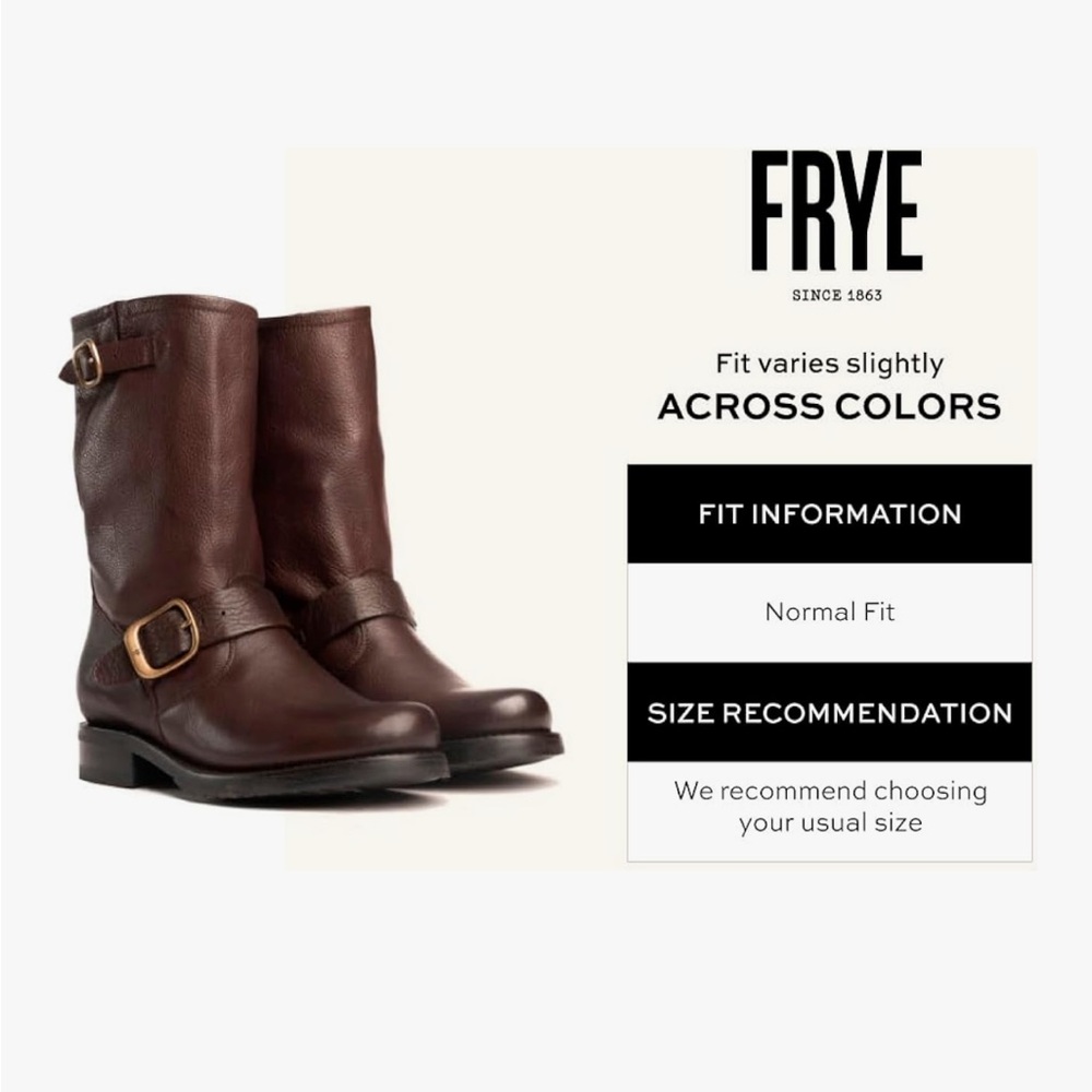 Frye Veronica Slouch Cognac Woman's Size 5 Boys Size 3 - Picture 14 of 16